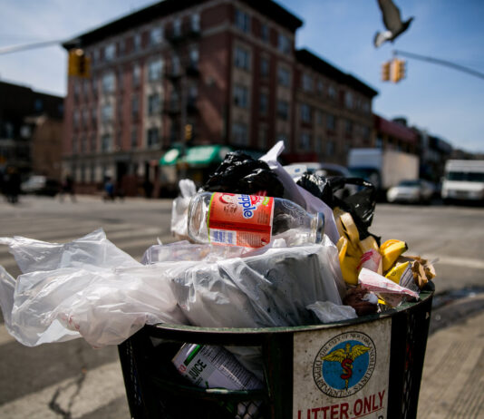 Where did New Yorkers dispose of their garbage and waste in the past?
